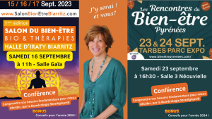 Conférences à Biarritz et à Tarbes en septembre !