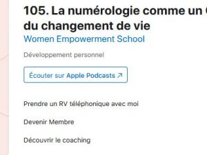 La numérologie comme un GPS pour naviguer lors d’un changement de vie -Podcast