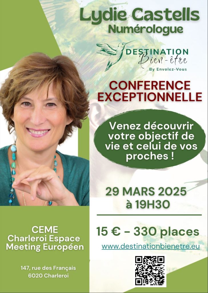 29 Mars à 19h30 : conférence en Belgique !